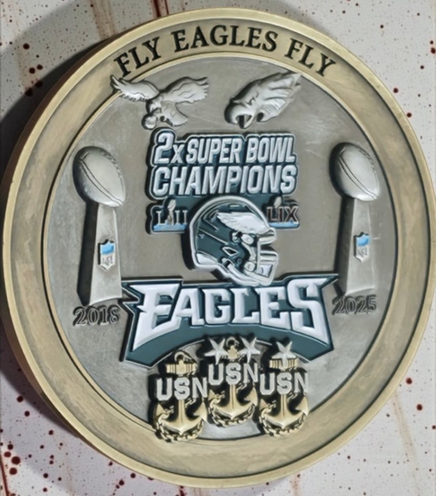 FY-26 Saquan Philly Eagles CPO Class 132 Challenge Coin