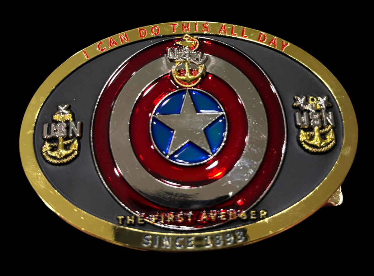 Captain America CPO Belt Buckle