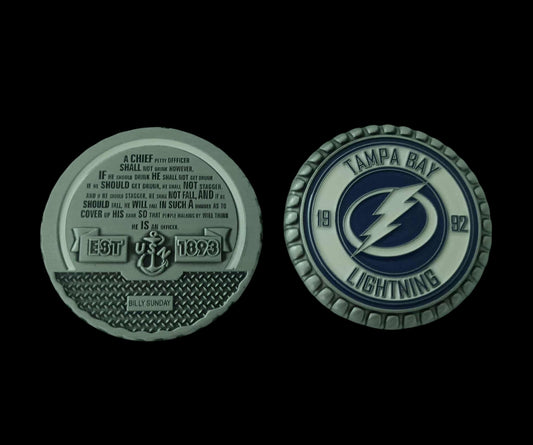 Tampa Bay Pro Teams Billy Sunday Challenge Coins