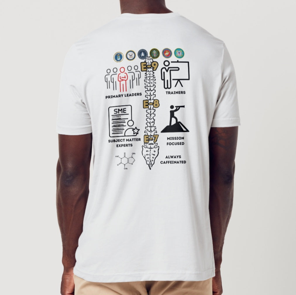 Senior Enlisted "The Backbone of the Military" Shirt