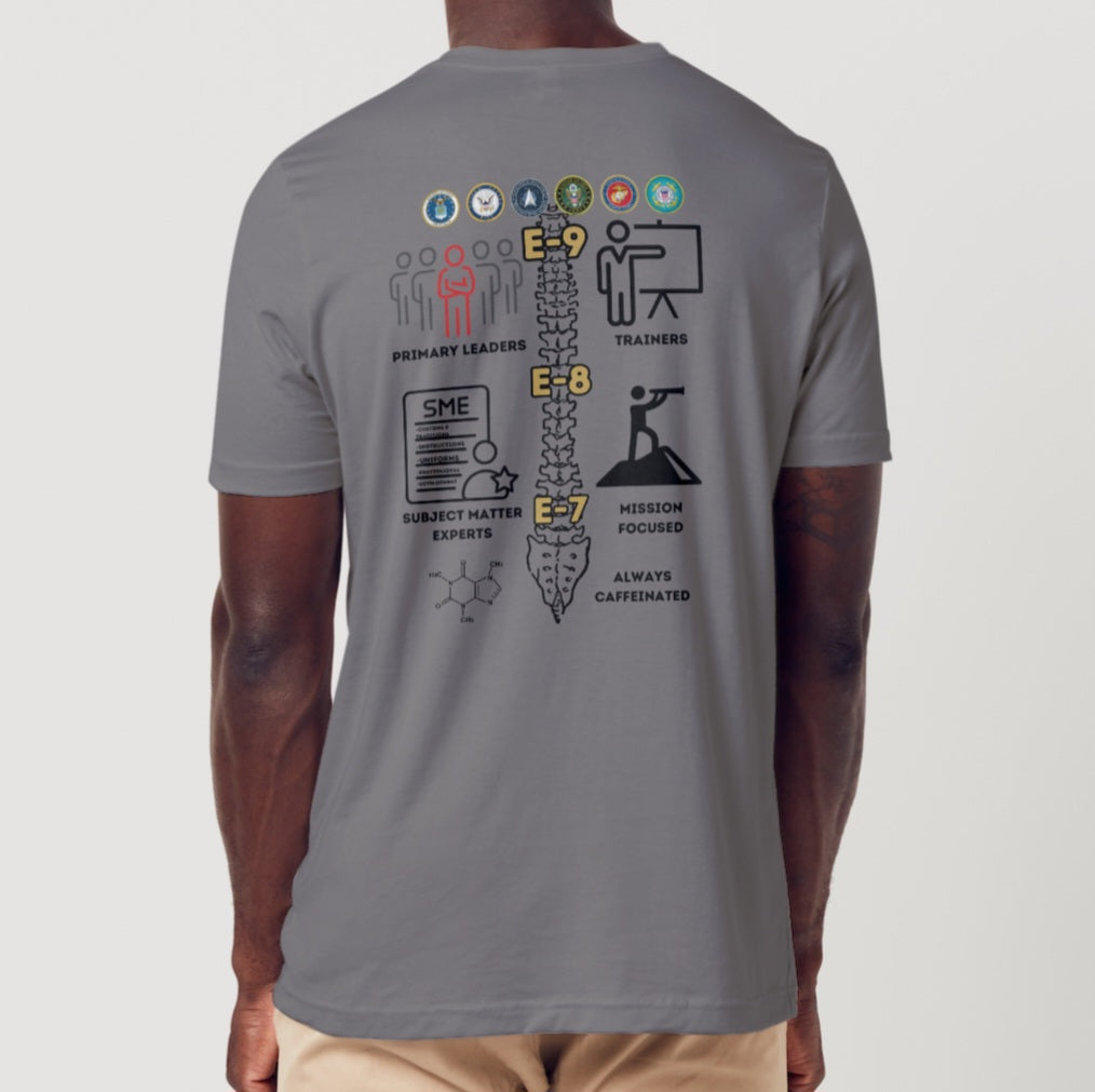 Senior Enlisted "The Backbone of the Military" Shirt