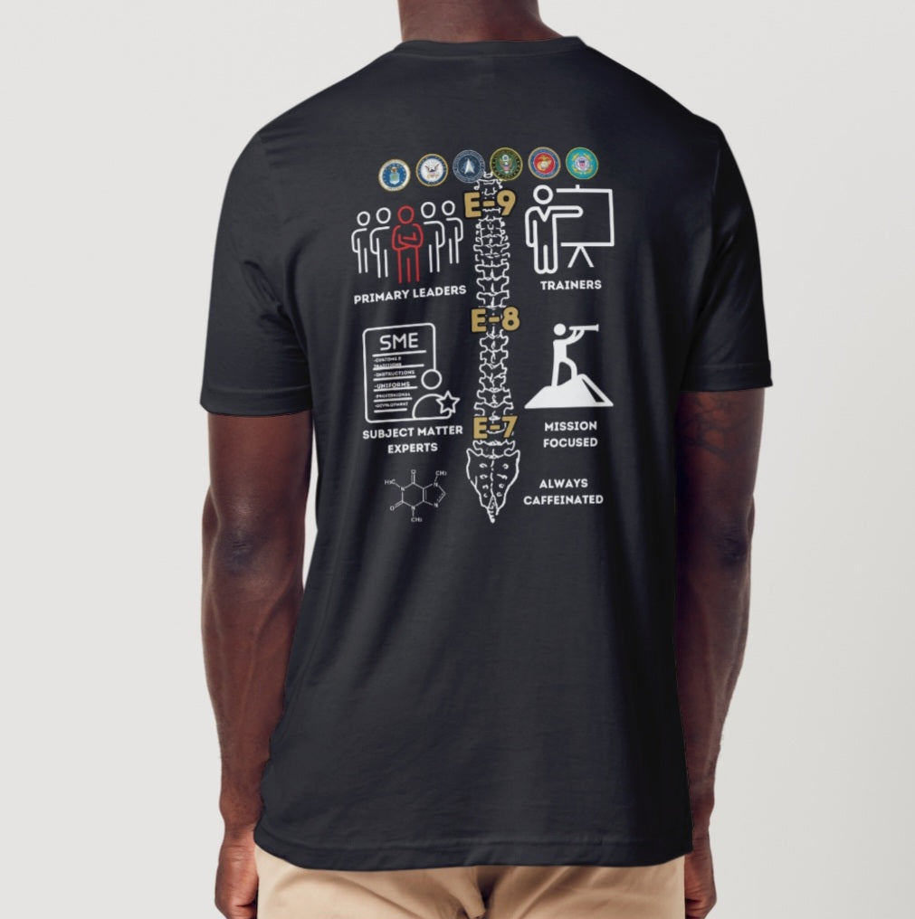 Senior Enlisted "The Backbone of the Military" Shirt