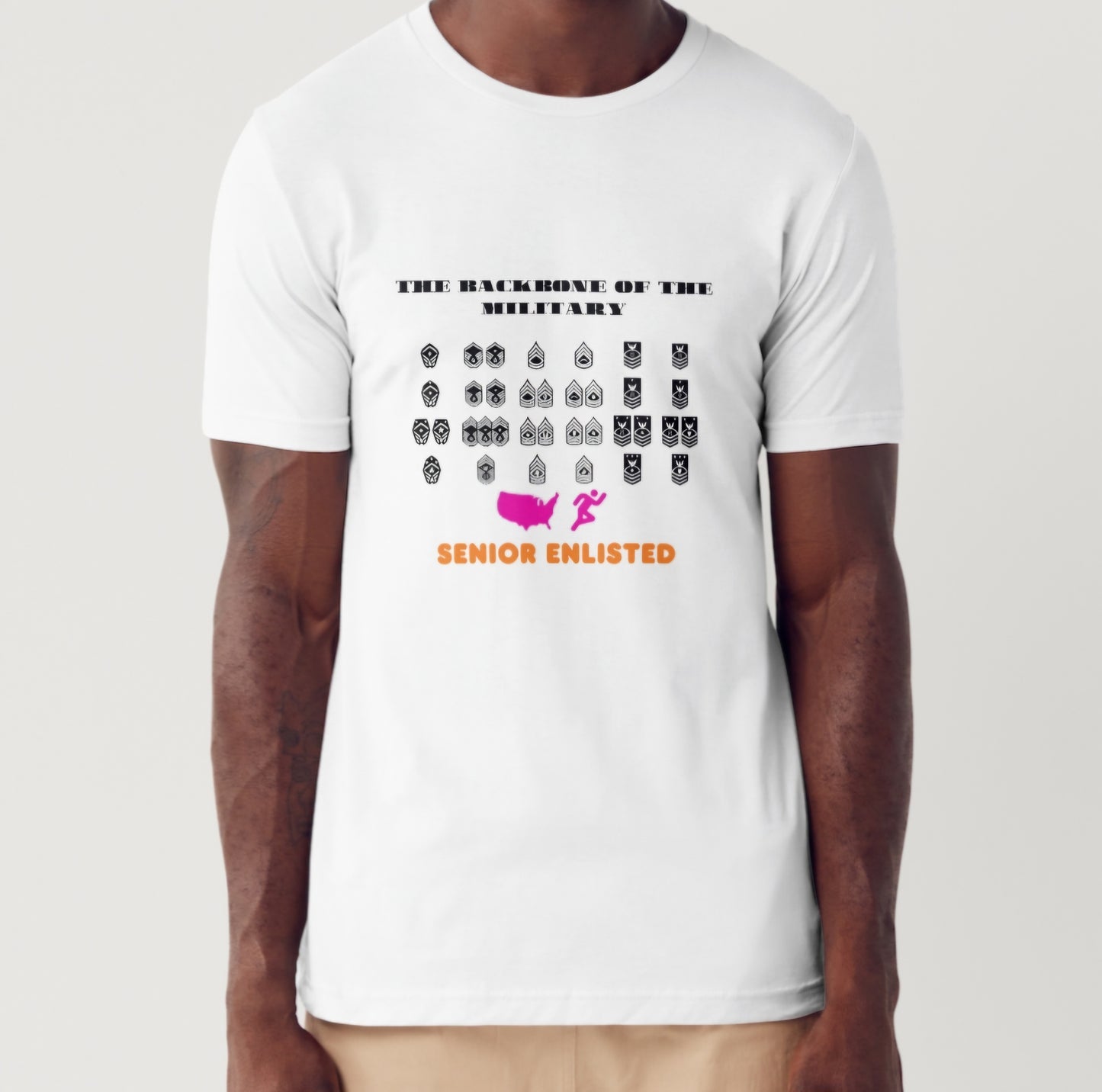 Senior Enlisted "The Backbone of the Military" Shirt