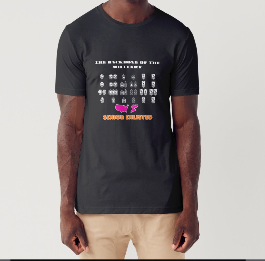 Senior Enlisted "The Backbone of the Military" Shirt