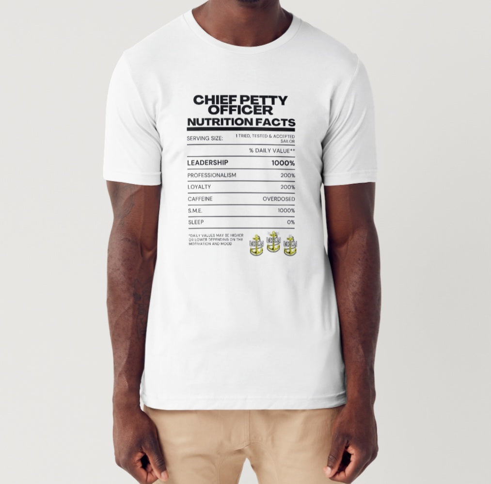 "CPO Nutritional Facts" Shirt