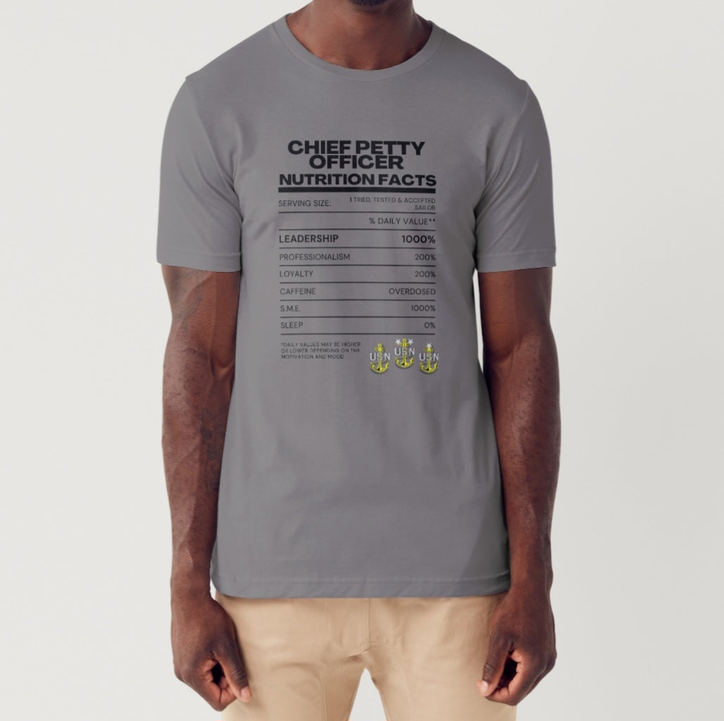 "CPO Nutritional Facts" Shirt