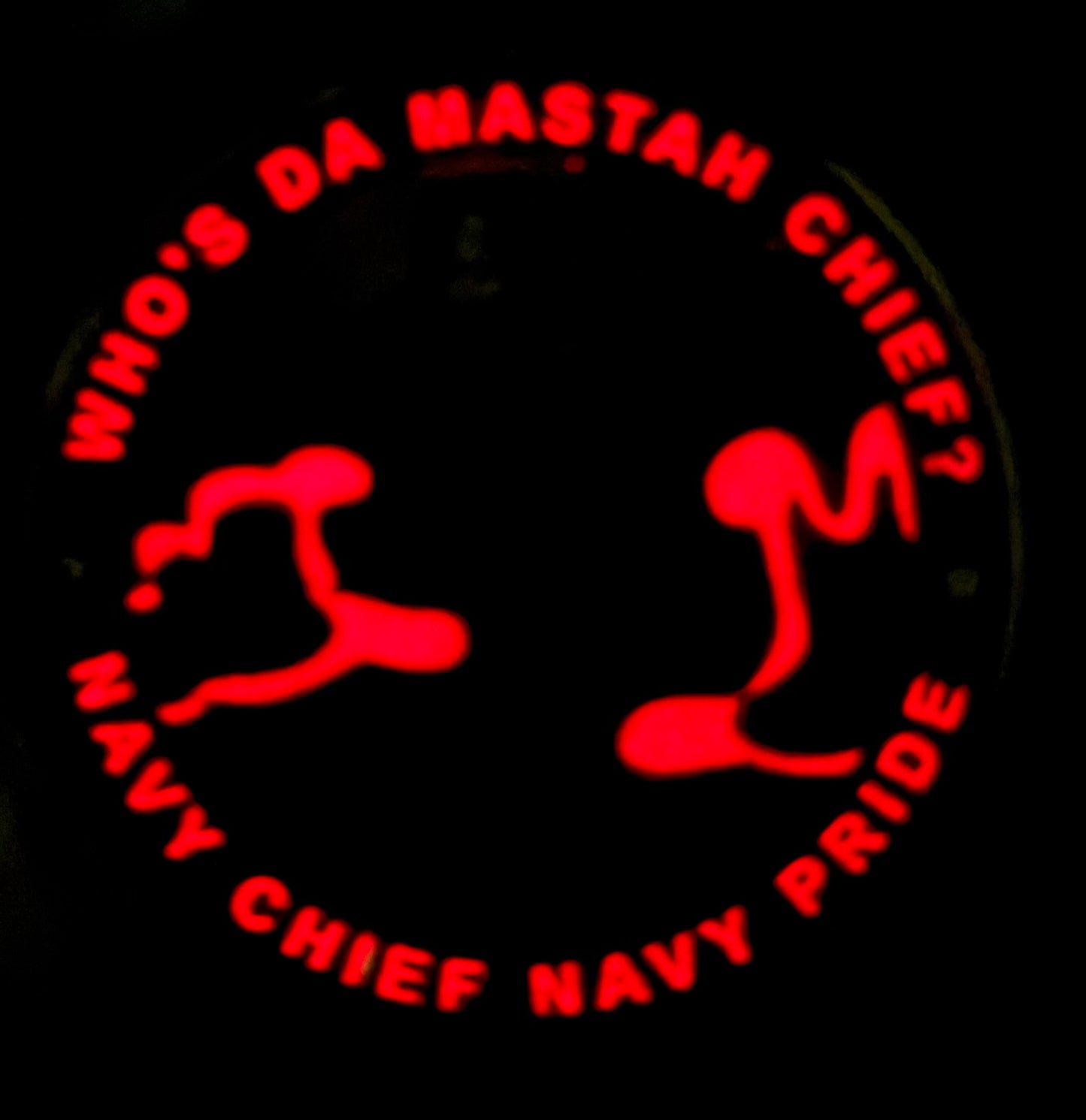 BGTLD “Who’s The Mastah Chief?” Glow-In-The-Dark Challenge Coin