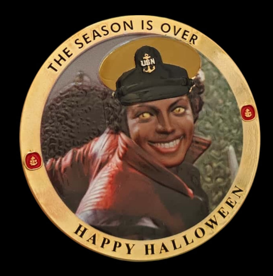 Thriller Halloween CPO Challenge Coin