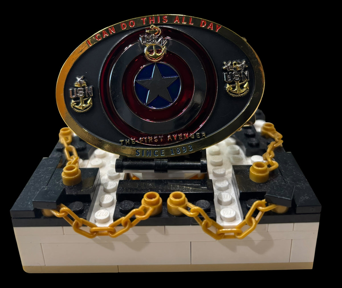 Captain America CPO Belt Buckle