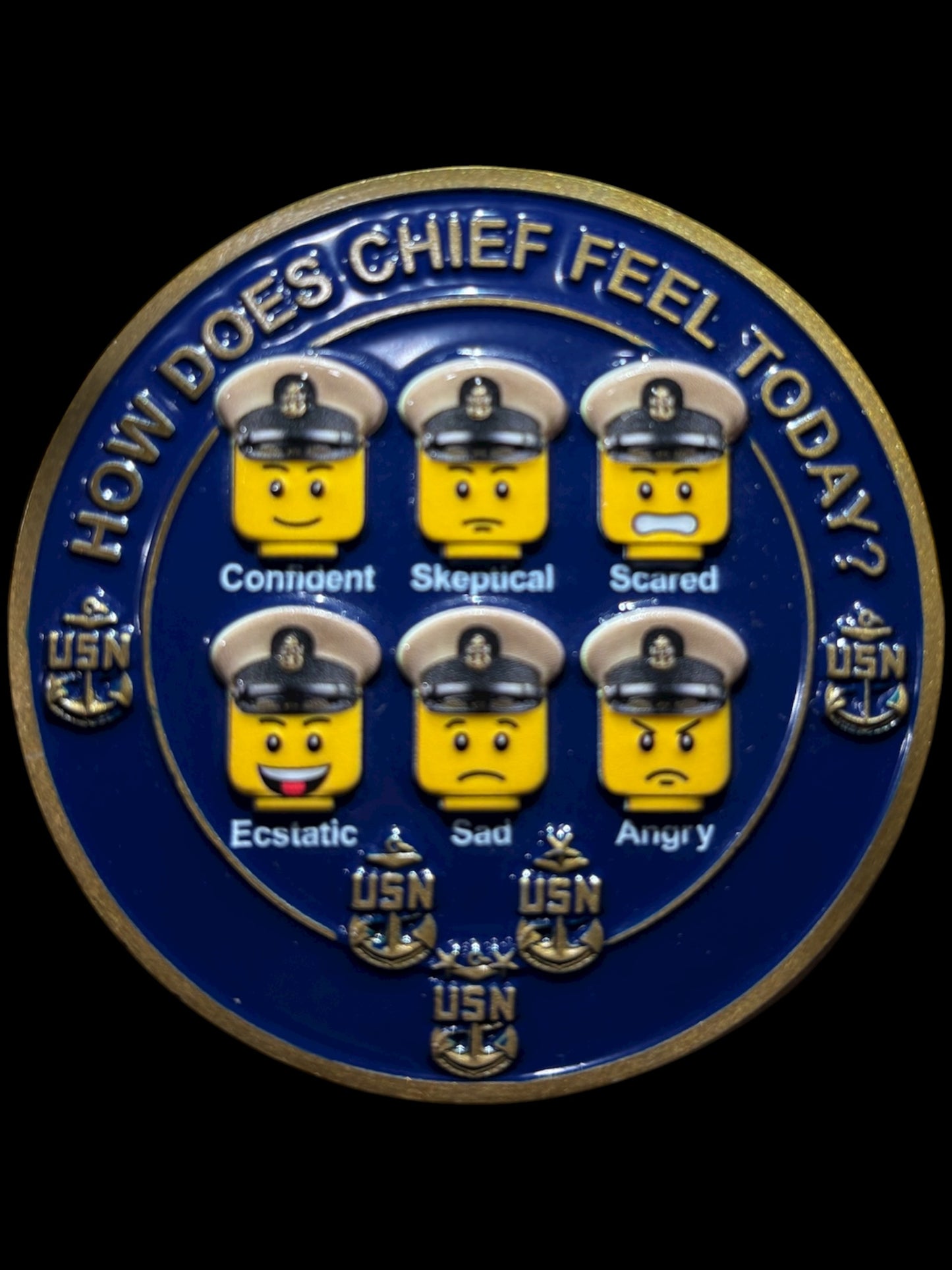 Lego Chief Petty Officer Challenge Coin