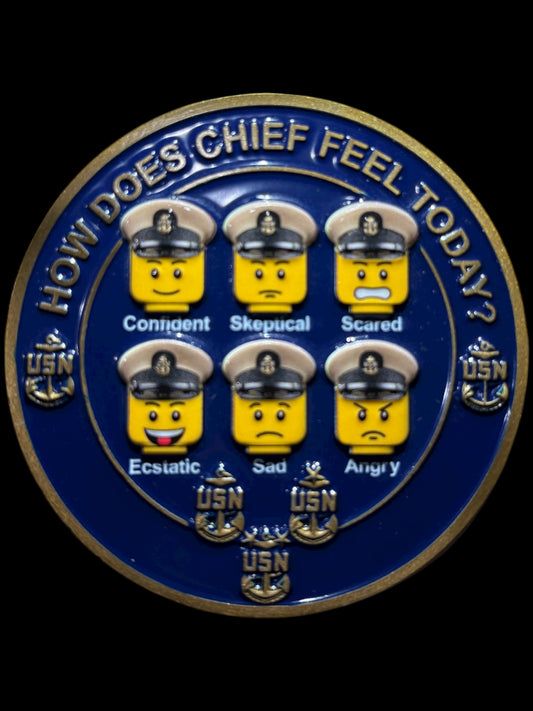 Lego Chief Petty Officer Challenge Coin