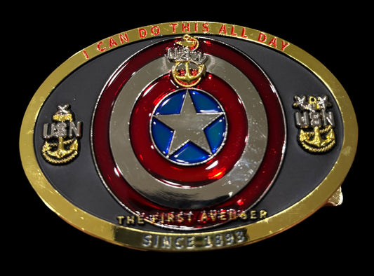 Captain America CPO Belt Buckle