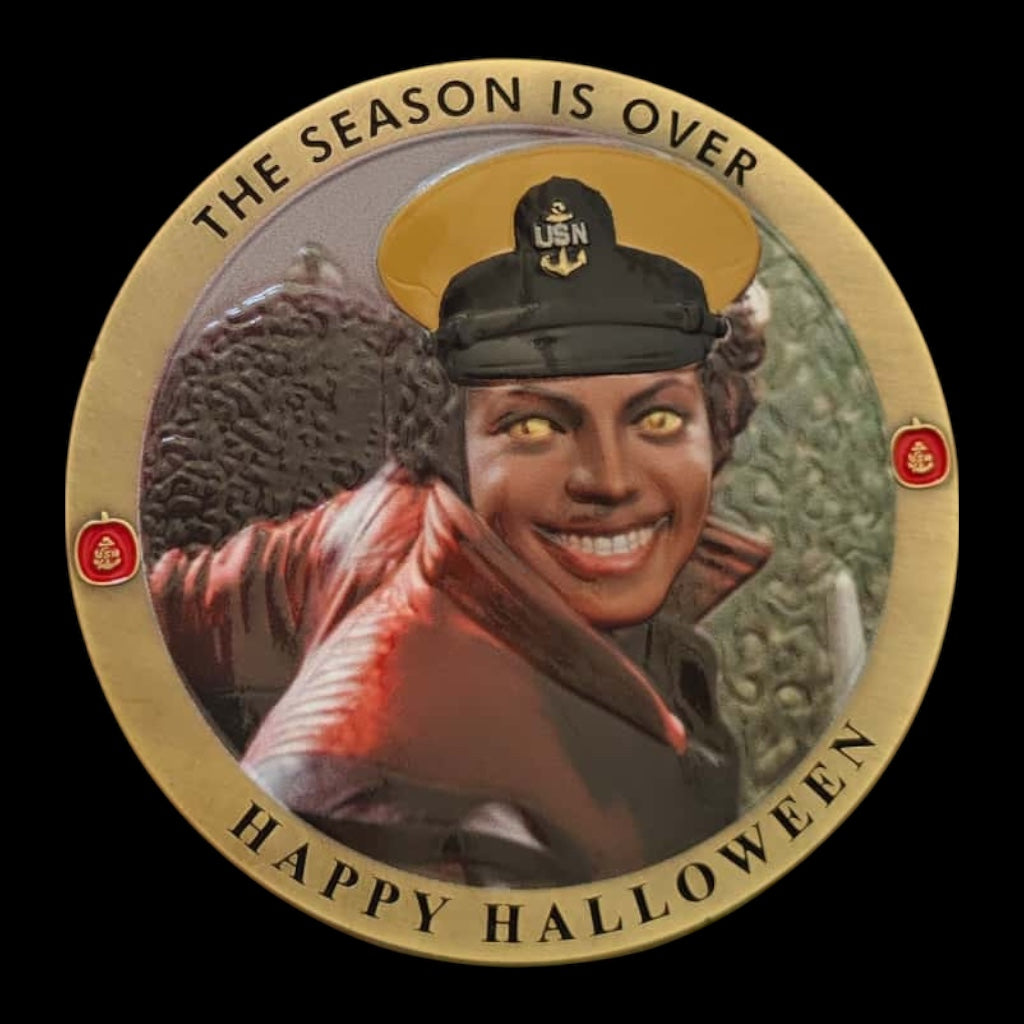 Thriller Halloween CPO Challenge Coin