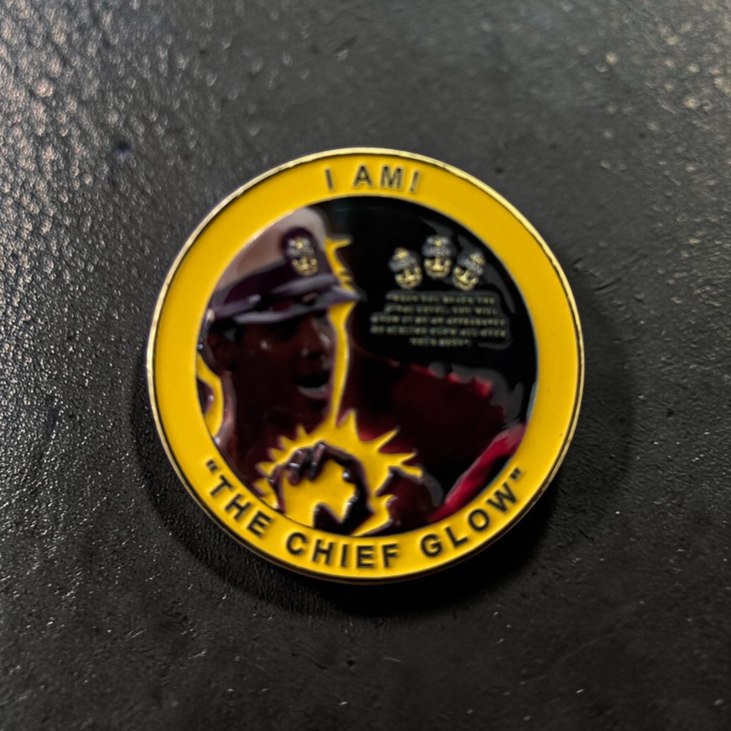 BGTLD “Who’s The Mastah Chief?” Glow-In-The-Dark Challenge Coin