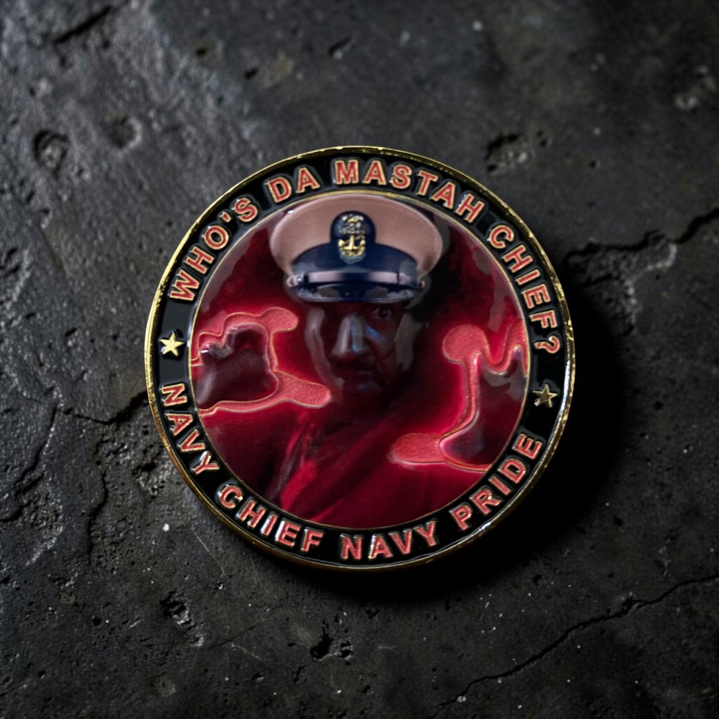 BGTLD “Who’s The Mastah Chief?” Glow-In-The-Dark Challenge Coin