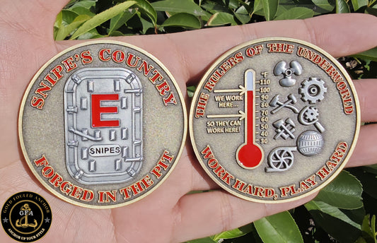 ***Pre-Sale*** Navy Engineering “Snipes” Challenge Coin