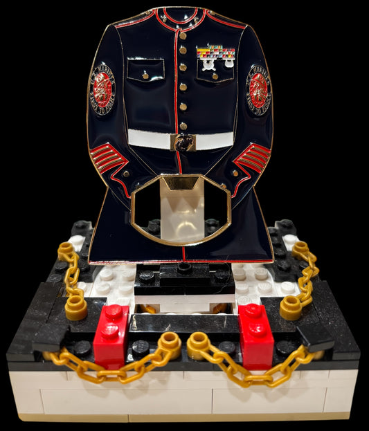 Marine Corps Dress Blue Bottle Opener Challenge Coin
