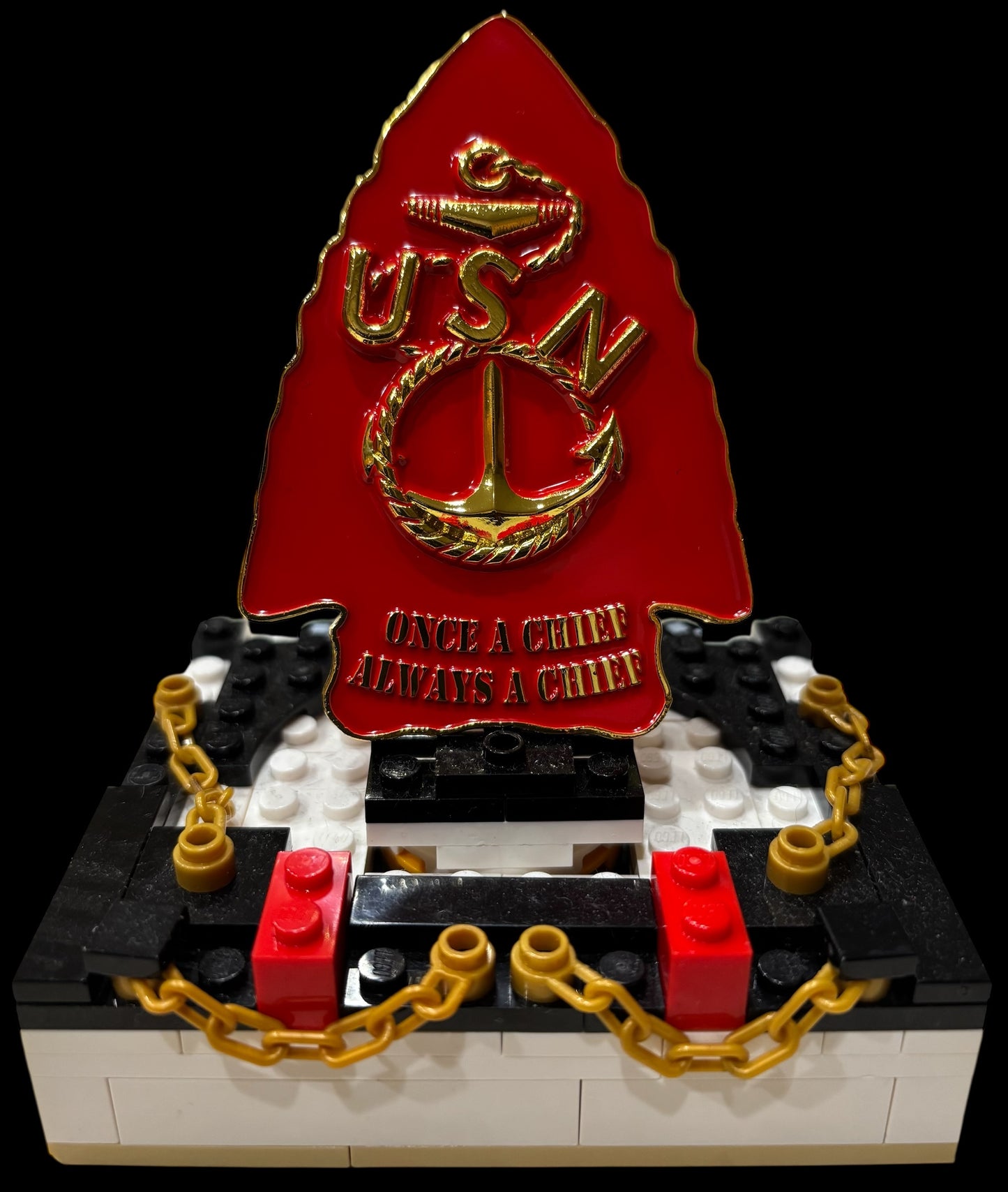 Retired Navy Chief Arrowhead Challenge Coin