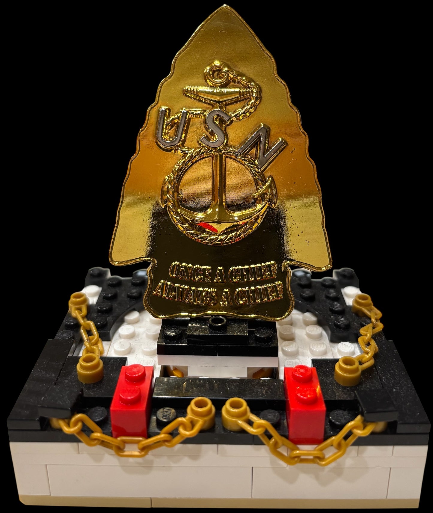 Retired Navy Chief Arrowhead Challenge Coin