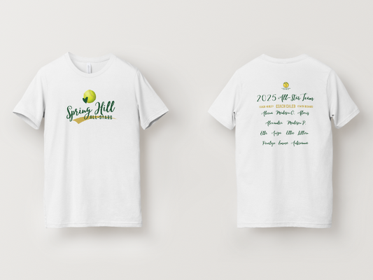 2025 Spring Hill All Stars Roster Shirt