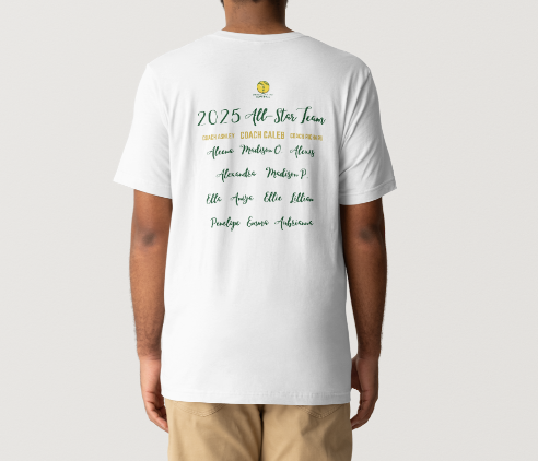 2025 Spring Hill All Stars Roster Shirt