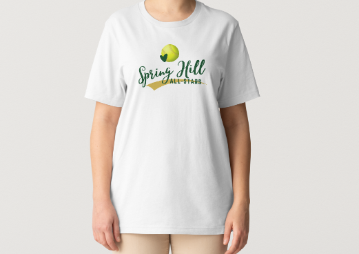 2025 Spring Hill All Stars Roster Shirt