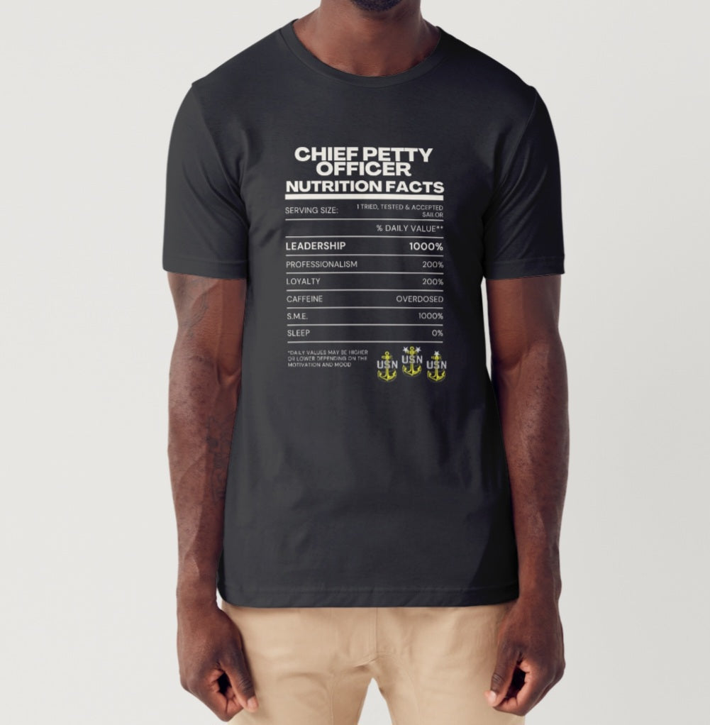 "CPO Nutritional Facts" Shirt